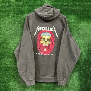 Metallica In Vertigo You Will Be Heavy Metal Band Oversized Hoodie Size XL
